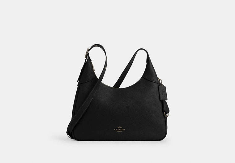 Ella Shoulder Bag - Gunmetal/Black