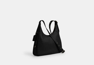 Ella Shoulder Bag - Gunmetal/Black