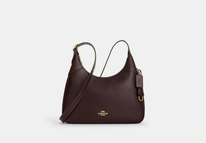 Ella Shoulder Bag - Gold/Espresso