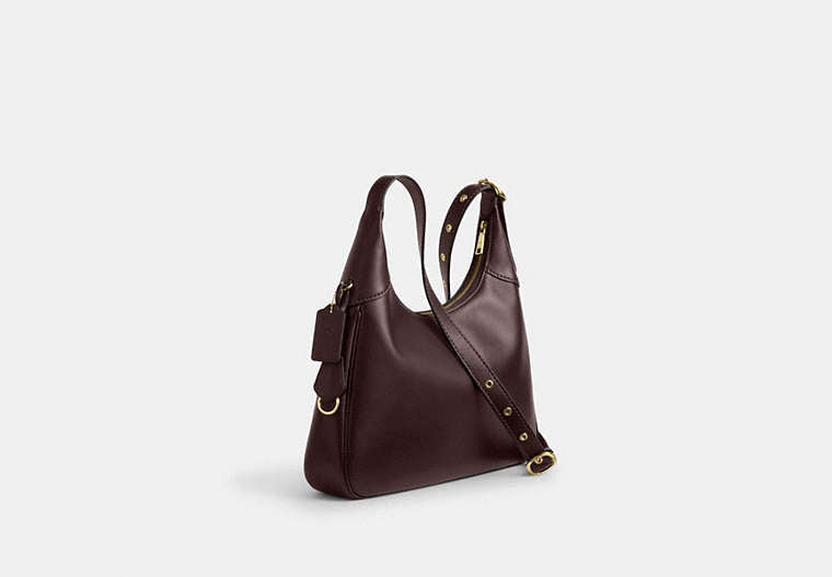 Ella Shoulder Bag - Gold/Espresso