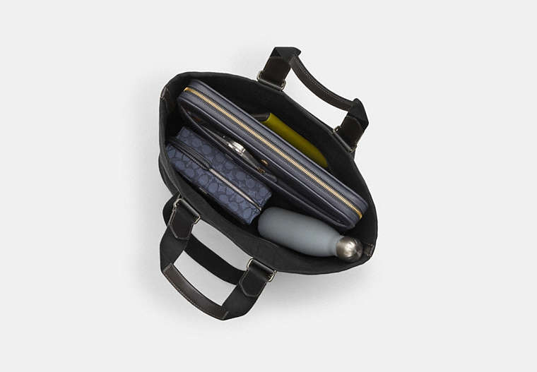 Small Tour Tote Bag - Gunmetal/Black Multi