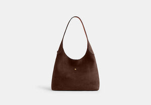 Brooklyn Shoulder Bag 34 - Brass/Dark Chocolate