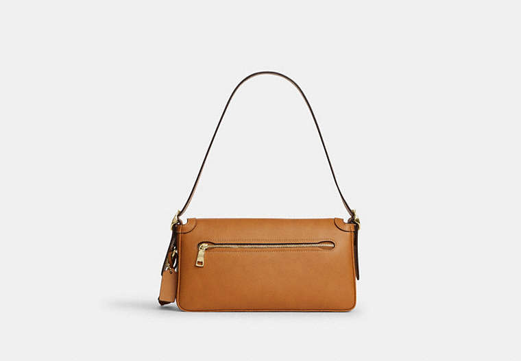 Etta Small Flap Shoulder Bag - Gold/Brown