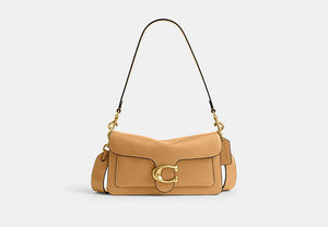 Tabby Shoulder Bag 26 - Brass/Biscuit