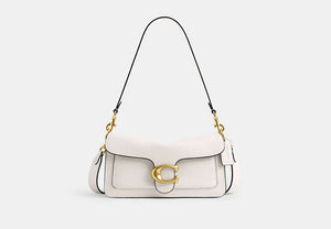 Tabby Shoulder Bag 26 - Brass/Chalk