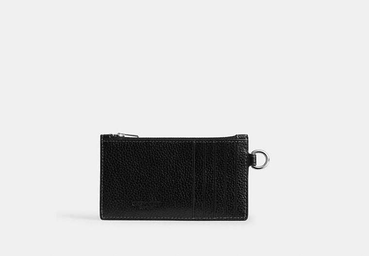 Zip Card Case - Black