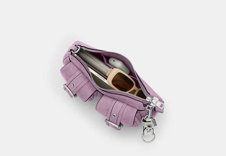 Ashton Bag - Silver/Light Violet
