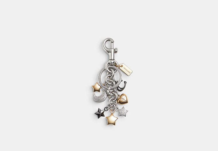 Signature Bag Charm - Silver/MULTI