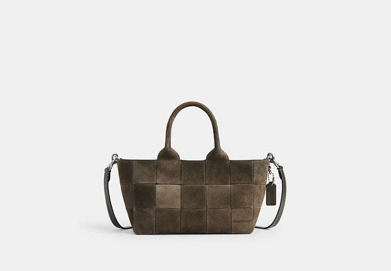 Alter/Ego Small Tote Bag - Olive Suede