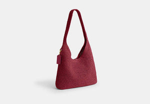 Brooklyn Shoulder Bag 28 - Brass/Dark Fuchsia