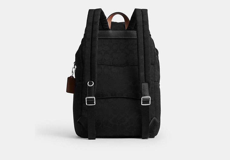 Logan Backpack In Signature Nylon - Black