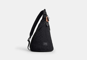 Lachlan Sling In Signature Nylon - Black