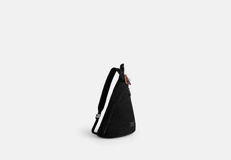 Lachlan Sling In Signature Nylon - Black