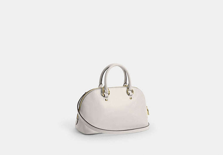 Lara Satchel Bag - Gold/Chalk