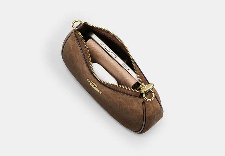 Teri Mini Crossbody Bag - Gold/Brown