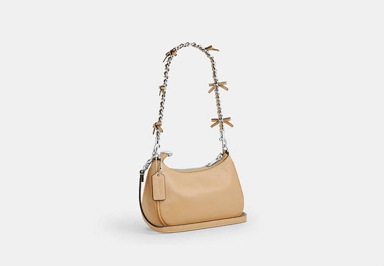 Teri Mini Crossbody Bag - Silver/Light Sand