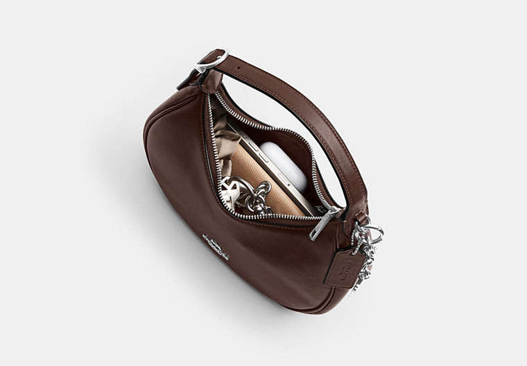 Emily Shoulder Bag - Silver/Maple
