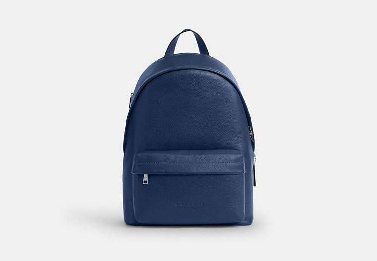 Taylor Backpack - Silver/Deep Blue