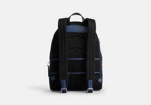 Taylor Backpack - Silver/Ink Blue