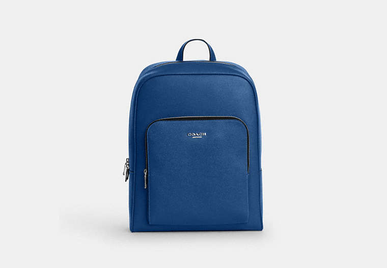 Aiden Backpack - Silver/True Blue