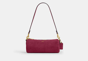 Barrel Bag - Brass/Dark Fuchsia