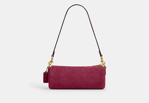 Barrel Bag - Brass/Dark Fuchsia