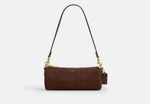 Barrel Bag - Brass/Dark Chocolate