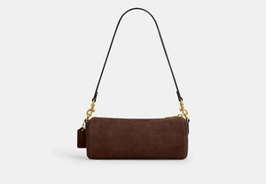 Barrel Bag - Brass/Dark Chocolate