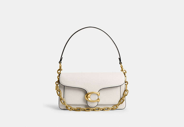 Short Chunky Curb Chain Strap - Brass