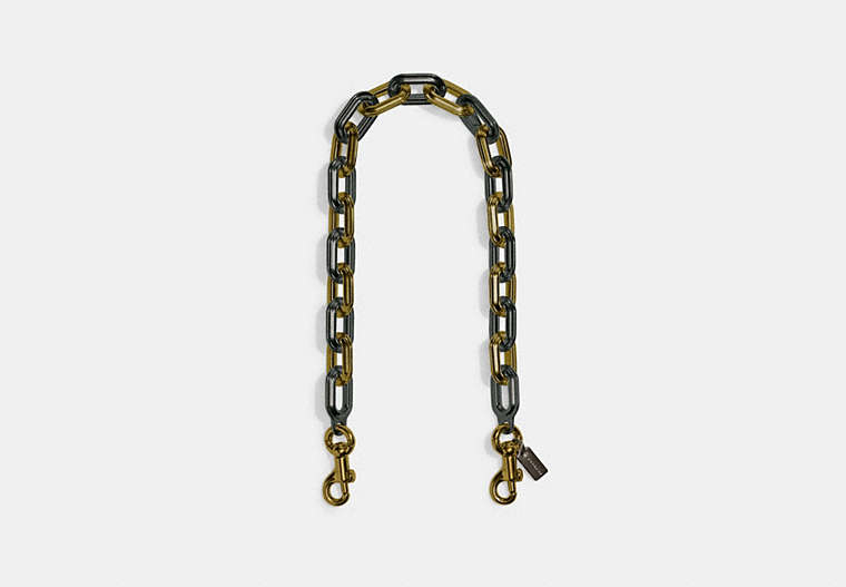 Short Jewelry Chain Strap - Brass/Pewter
