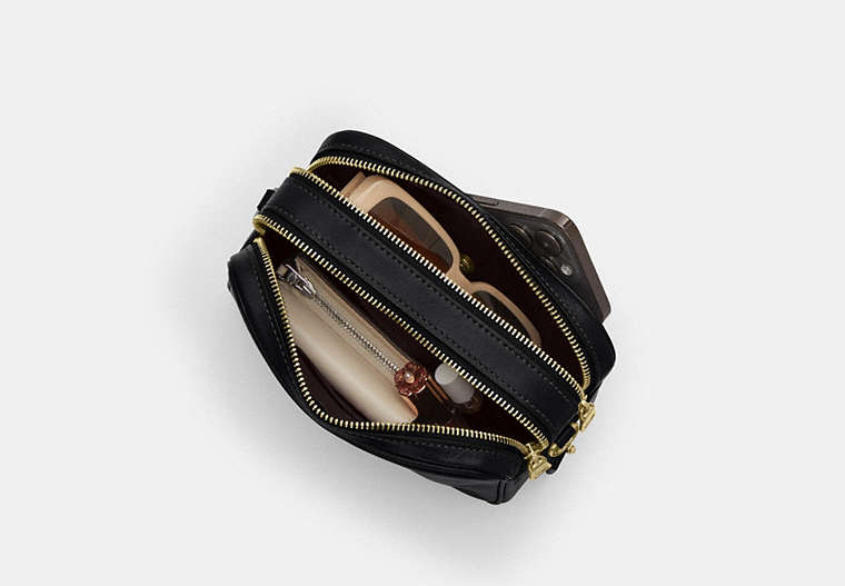 Mini Carey Crossbody Bag - Gold/Black