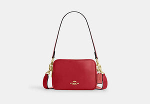 Mini Carey Crossbody Bag - Gold/Poppy