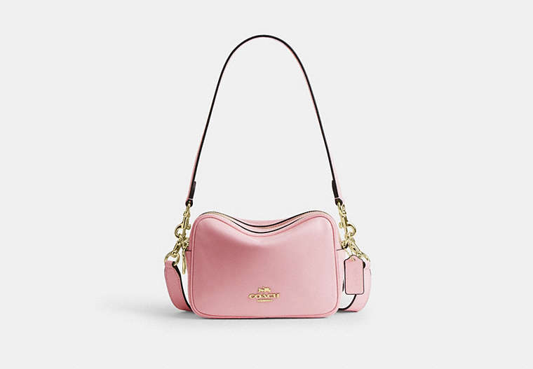 Mini Carey Crossbody Bag - Gold/Soft Pink