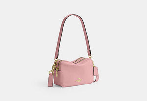 Mini Carey Crossbody Bag - Gold/Soft Pink
