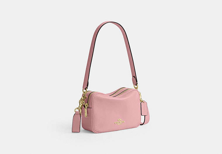 Mini Carey Crossbody Bag - Gold/Soft Pink