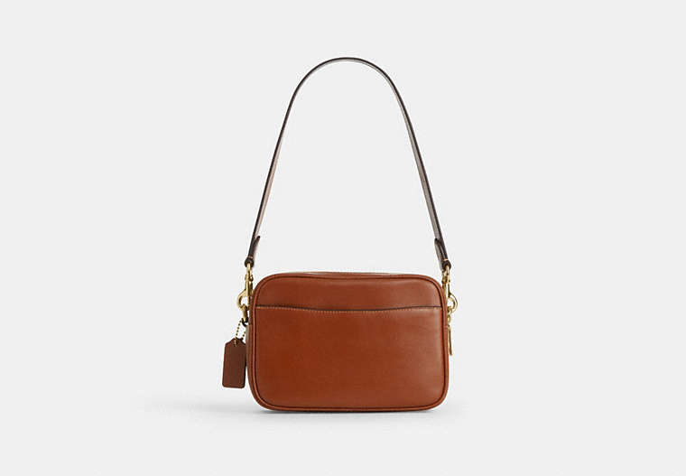 Mini Carey Crossbody Bag - Gold/Cinnamon