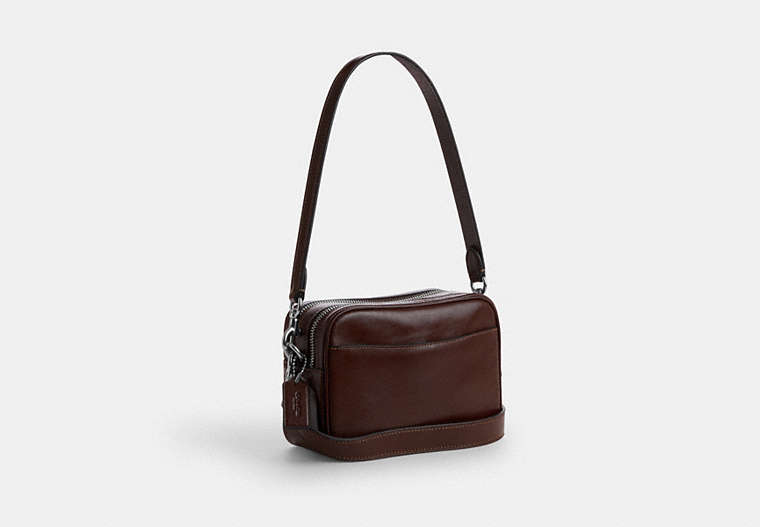 Mini Carey Crossbody Bag - Silver/Maple