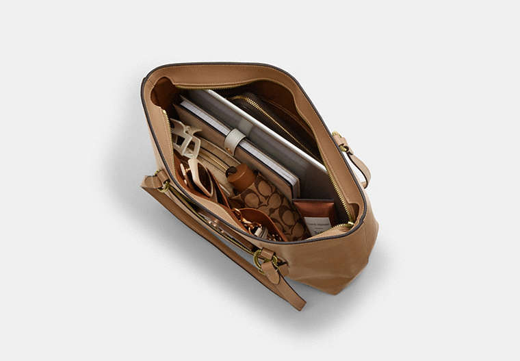 Station Tote Bag - Gold/Sandy Beige