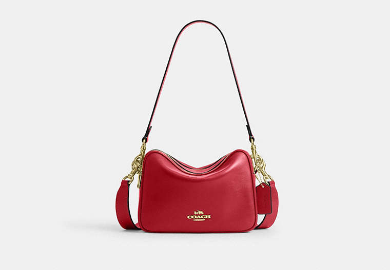 Carey Crossbody Bag - Gold/Poppy