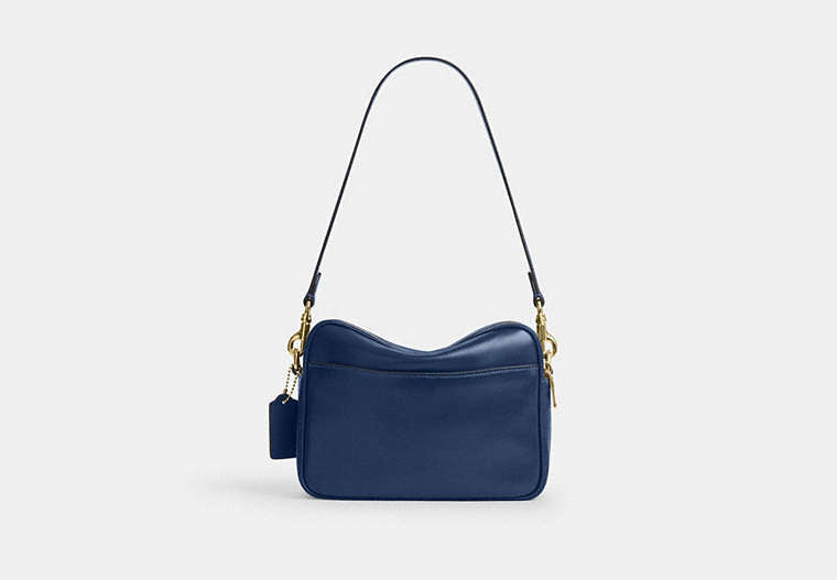 Carey Crossbody Bag - Gold/Deep Blue