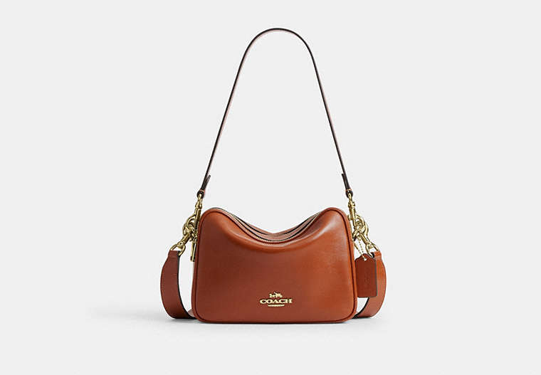 Carey Crossbody Bag - Gold/Cinnamon