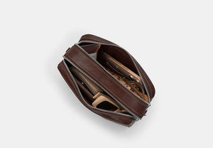Carey Crossbody Bag - Silver/Maple