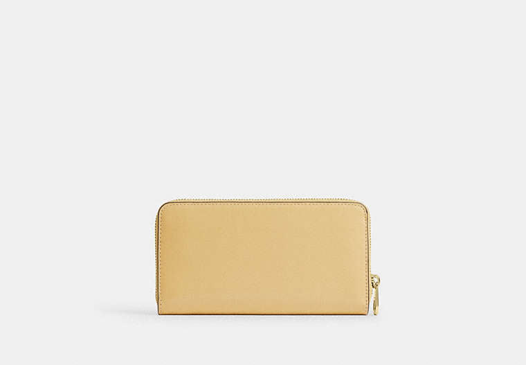 Long Zip Around Wallet - Gold/Vanilla