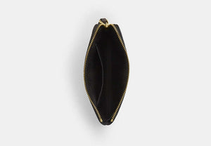 Corner Zip Wristlet - Gold/Brown