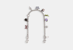 Charm Chain Strap - Silver/Multi
