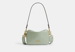 Mini Carey Crossbody Bag - Gold/Light Pistachio