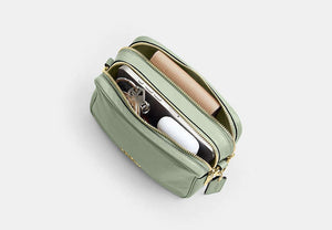 Mini Carey Crossbody Bag - Gold/Light Pistachio