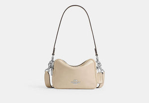 Mini Carey Crossbody Bag - Silver/IVORY