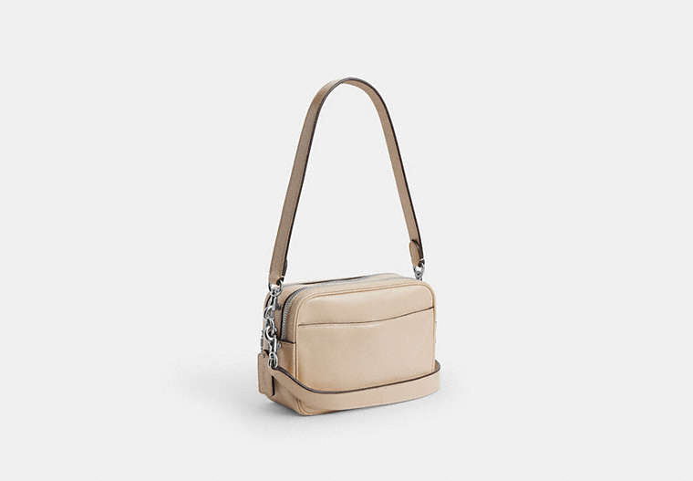 Mini Carey Crossbody Bag - Silver/IVORY