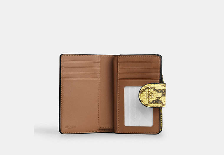 Medium Corner Zip Wallet - Gold/Yellow